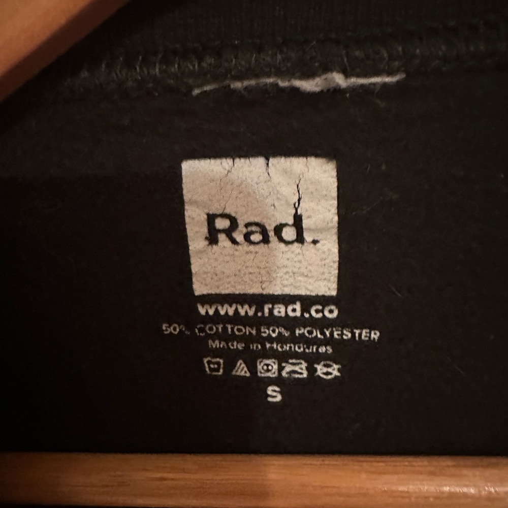 Dark Green Graphic Sweatshirt with White Logo Print - Picture 3 of 4